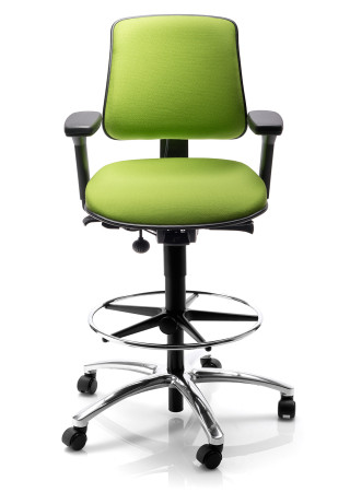 Fietstaxi Graf Werkgever Stoel met hoge zithoogte? Hoge bureau-, balie, kassa en werkstoelen -  Berrevoets, ergonomische zitoplossingen
