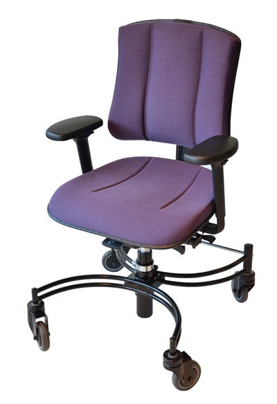 Euroflex basic trippelstoel onderstel bureaustoel variant